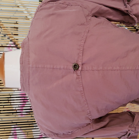 We The Free 100% Silk Short Sleeve Jacket Size 2 - Picture 7 of 12
